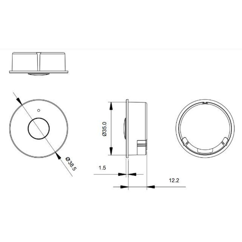 Пульт SR-2833S /1 зона, білий корпус/