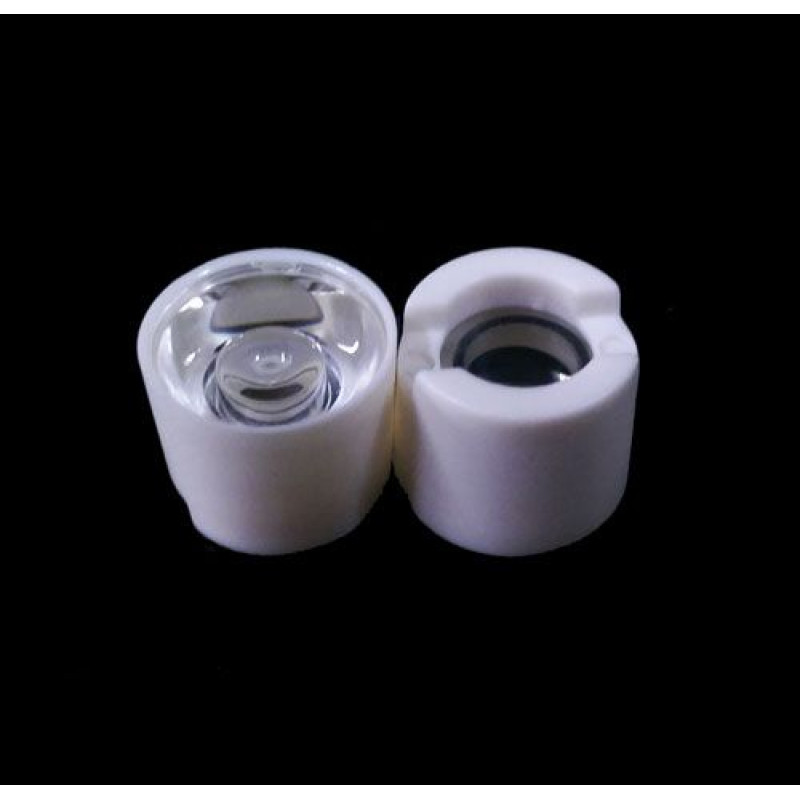 Линза HX-L12-25 угол 25 град. с белым держателем