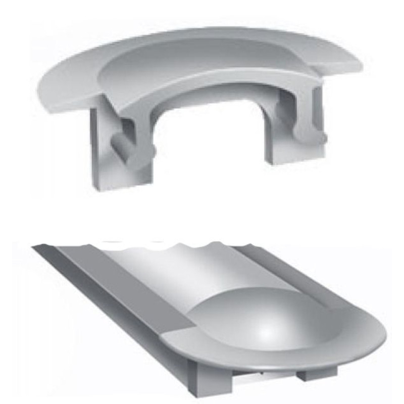 Заглушка ЗПВ универсальная к LED профилю ЛПВ7/ЛПВ12 LP