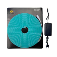 Готовый набор неоновой ленты 12V 6x12 5M Ice Blue (Голубой Лед)