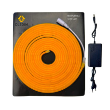 Готовый набор неоновой ленты 12V 6x12 5M Orange (Оранжевый)