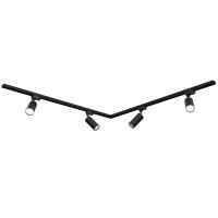 Комплект трекового освещения (люстра) OLEDIM Set-10L 1+1x4 черный