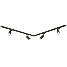 Комплект трекового освещения (люстра) OLEDIM Set-10L 1+1x4 черный