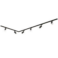 Комплект трекового освещения (люстра) OLEDIM Set-10L 2+1х6 черный