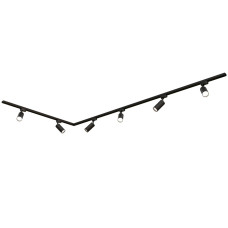 Комплект трекового освещения (люстра) OLEDIM Set-10L 2+1х6 черный