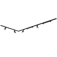 Комплект трекового освещения (люстра) OLEDIM Set-12L 1+2x4+2 черный