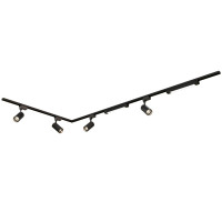 Комплект трекового освещения (люстра) OLEDIM Set-14L 2+1х4+2 черный