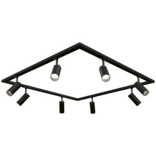 Комплект трекового освещения (люстра) OLEDIM Set-15Q 1x4 черный