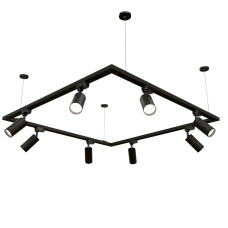 Комплект трекового освещения (люстра) OLEDIM Set-18Q 1x4 черный
