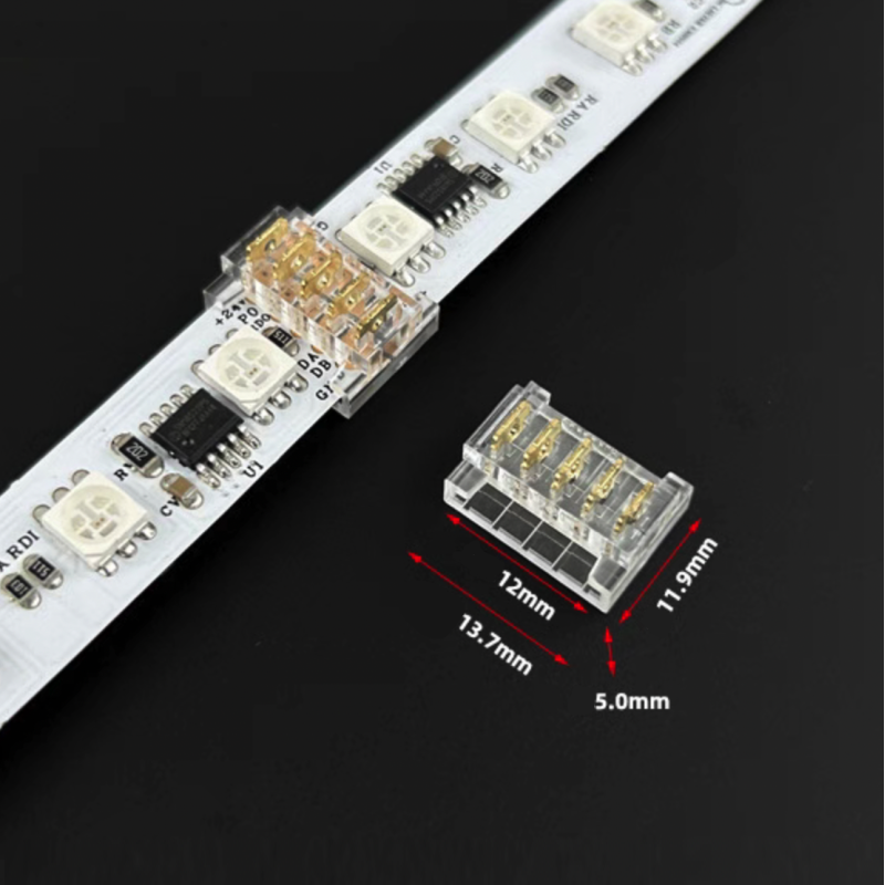 Коннектор для LED ленты SMD прямой RGBW 12мм