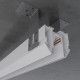 Магнитный трековый шинопровод OLEDIM OL21 48V для натяжного потолка белый (Демпфер) 1м