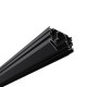 Магнитный трековый шинопровод OLEDIM OL35 48V для натяжного потолка черный (гарпун) 3м