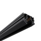 Магнитный трековый шинопровод OLEDIM OL35 48V для натяжного потолка черный (гарпун) 3м