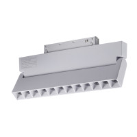 Магнитный трековый светильник поворотный белый OLEDIM OL218 12W 4000k