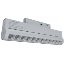 Магнитный трековый светильник поворотный белый OLEDIM OL225A 12W 3ССT (3000K, 4000K, 6000K)