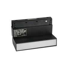 Магнитный трековый светильник поворотный черный OLEDIM OL26 6W 3000k