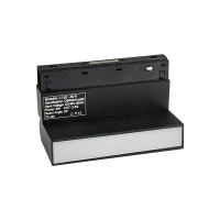 Магнитный трековый светильник поворотный черный OLEDIM OL26 6W 4000k