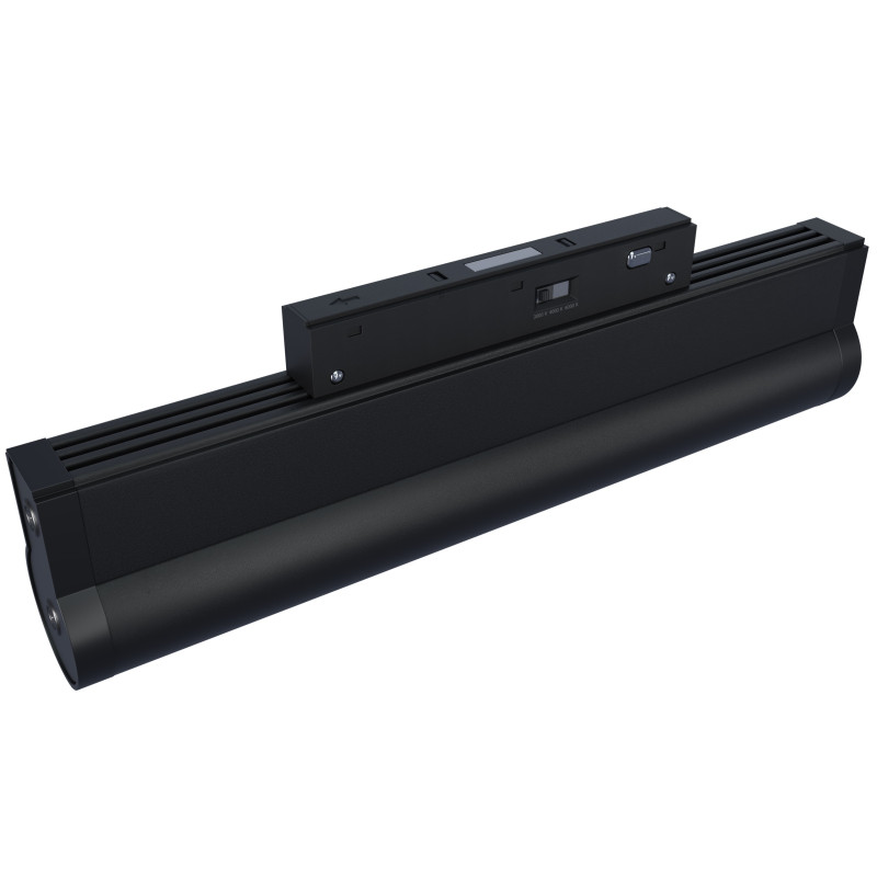 Магнитный трековый светильник поворотный черный OLEDIM OL225A 12W 3ССT (3000K, 4000K, 6000K)