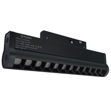 Магнитный трековый светильник поворотный черный OLEDIM OL225A 12W 3ССT (3000K, 4000K, 6000K)