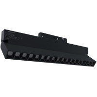 Магнитный трековый светильник поворотный черный OLEDIM OL329A 18W 3CCT (3000K/4000K/6000K)
