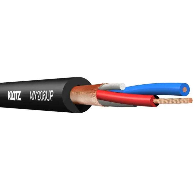 MY206UP - Кабель мікрофонний, професійний (2х0.22 мм2) AWG24, підвищеної міцності