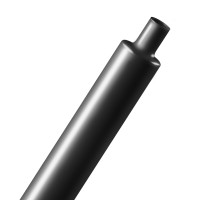 H2P0.75BK - Ультра-прозора термоусадкова трубка загального призначення 2:1 (полівініл хлорид)
