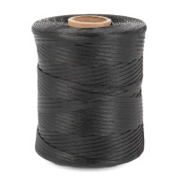 LT1-S1-FB-BK - Шнурувальна стрічка загального призначення, ширина 4.6 - 5.1мм, воскове покриття