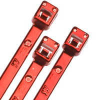 CBC3.75RD - Металлизированный кабельный усиленный хомут 95 мм, цвет - красный металлик