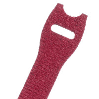 VSF8.00CR - Кабельный хомут на липучке не поддерживающий горение, цвет-красный (клюква)