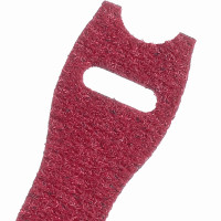 VSF18.00CR - Кабельный хомут на липучке не поддерживающий горение, цвет-красный (клюква)