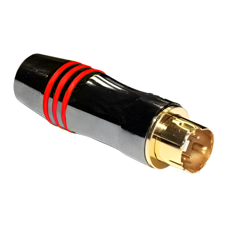 ACR-73-8  - Роз'єм S-Video кабельний, серія "Reference Line", штекер, на кабель діам. до 8.5 мм