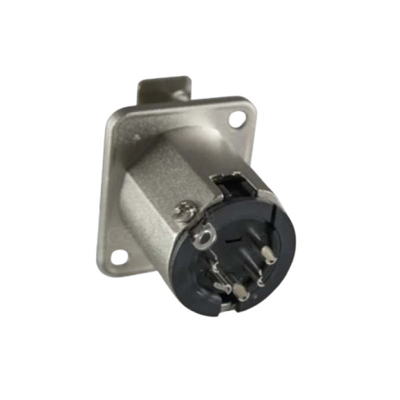 AC5FDZ BULK - XLR 5 гніздо на панель, фланець D-типу, базова модель, у розібраному вигляді