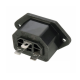 ACP-502 - Разъем гнездо C13 панельное, крепеж винта, приборный 220B, 3 контакта, IEC320