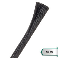 SCS-010BK - Кабельне оплетення, що самозастібується - 1 см, площа перекриття 25% від діаметру