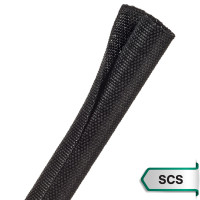 SCS-019BK - Кабельне оплетення, що самозастібується - 1.9 см, площа перекриття 25% від діаметру