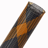 FRN1.50OS - Эластичная Кабельная Оплетка (ПолиЭтиленТерефталат), трудновоспламеняющаяся (FR)-3.81 см