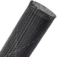 FRN1.75TB - Эластичная Кабельная Оплетка (ПолиЭтиленТерефталат), трудновоспламеняющаяся (FR)-4.45 см