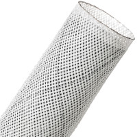 FRN2.50TW - Эластичная Кабельная Оплетка (ПолиЭтиленТерефталат), трудновоспламеняющаяся (FR)-6.35 см