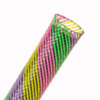 PTN1.00SB - Круглая Кабельная Оплетка PET- 2.54 см, диапазон растяжки 15.9-41.3 мм