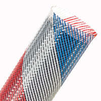 PTN2.00PT - Круглая Кабельная Оплетка PET- 5.08 см, диапазон растяжки 38.10-88.9 мм