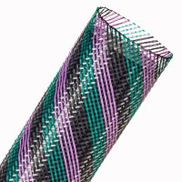 PTN2.00TL - Круглая Кабельная Оплетка PET- 5.08 см, диапазон растяжки 38.10-88.9 мм