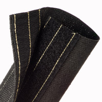 WWN3.00BK - Застегивающаяся огнестойкая (сварочная) высокопрочная кабельная оплетка Weld Wrap