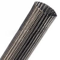 CAH2.00BK - Еластичне Кабельне Оплетення (товсте карбонове волокно) - 5.08 см