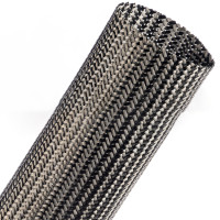 CAH2.50BK - Еластичне Кабельне Оплетення (товсте карбонове волокно) - 63.50 см