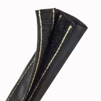DWT1.50BK - Застібне Захисне Оплетення на замку-липучці (негорючий неопрен)