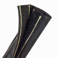 DWT2.00BK - Застібне Захисне Оплетення на замку-липучці (негорючий неопрен)