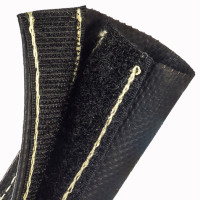 DWT6.00BK - Застібне Захисне Оплетення на замку-липучці (негорючий неопрен)