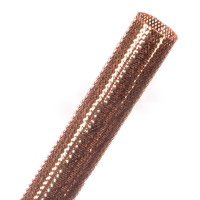 CXN0.75CP - Декоративная эластичная кабельная оплетка плотного плетения волокон Chrome Mylar