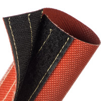 FIW3.50RD - Високотемпературне захисне оплетення "FireFlex", що застібається на липучці