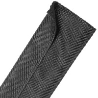 F6Z1.75BK - Плоске кабельне оплетення, що самозакривається F6 Flat, діаметр 4.45см